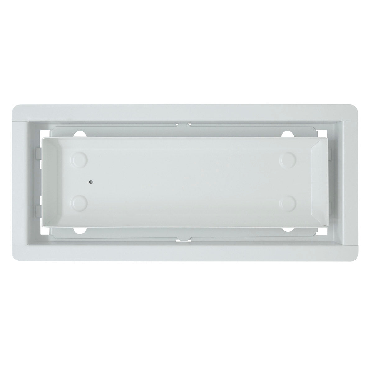 DAVENTE Magnetic Matte White Top Flush Mount Floor Vent, 4" x 10" Duct Opening