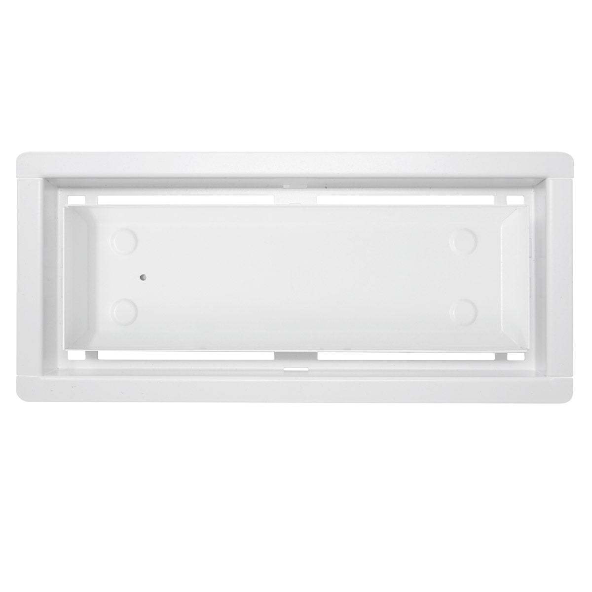 DAVENTE Magnetic Matte White Top Flush Mount Floor Vent, 4" x 10" Duct Opening