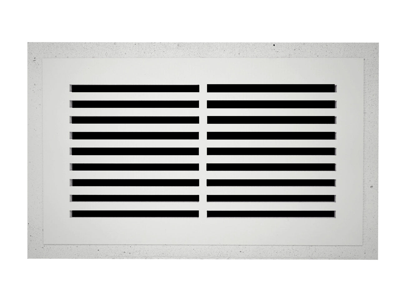 Envisivent Permanent Flush Mount Air Return, 14” x 6” (Duct Opening)/Requires 16" x 10" Drywall Opening
