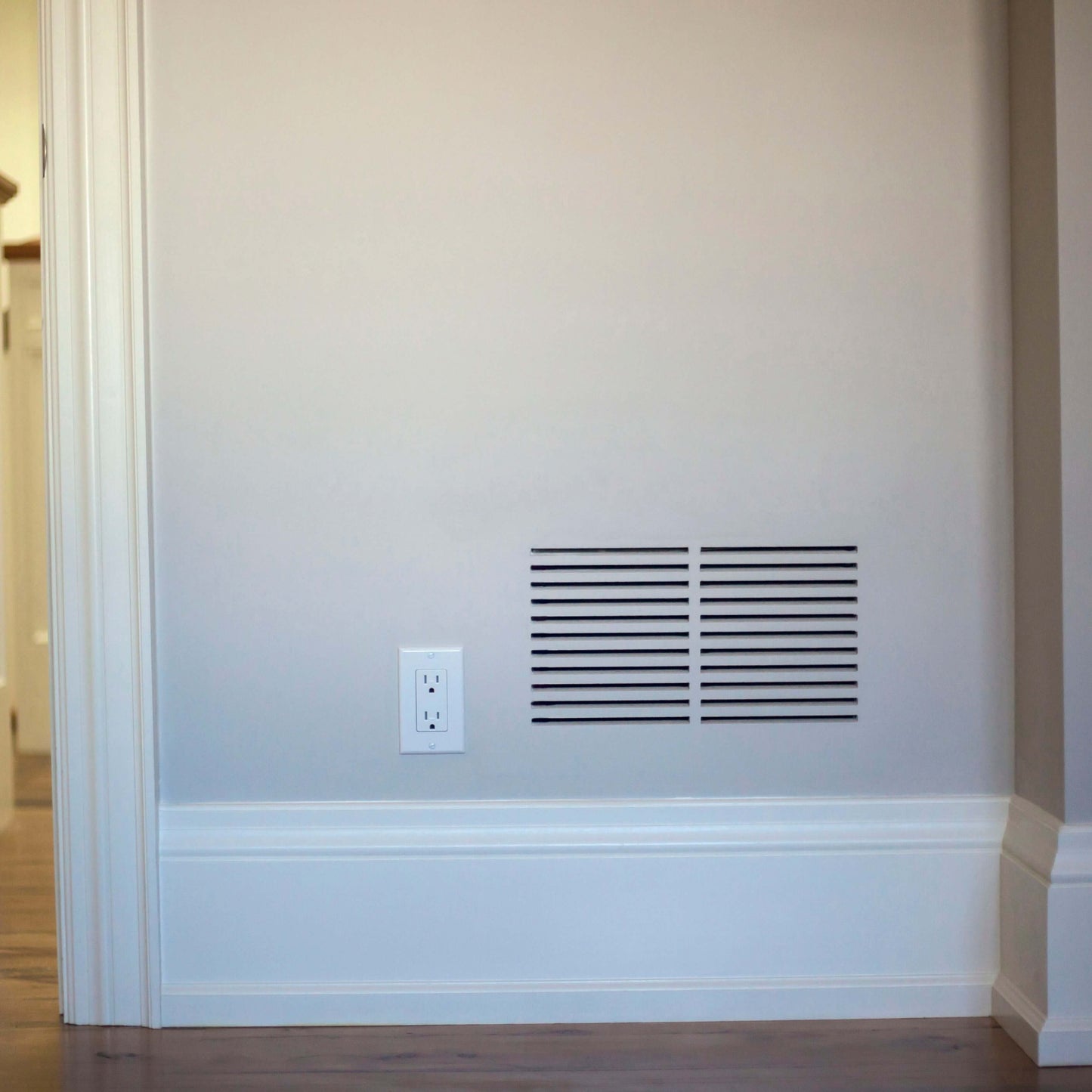 Envisivent Permanent Flush Mount Air Return, 14” x 8” (Duct Opening)/Requires 16" x 11" Drywall Opening