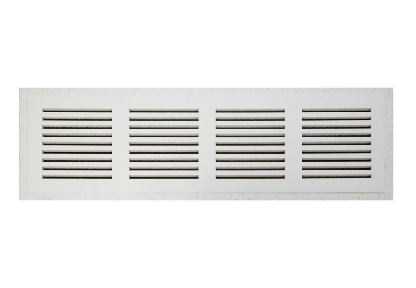 Envisivent Permanent Flush Mount Air Return, 30” x 8” (Duct Opening)/Requires 32" x 10" Drywall Opening
