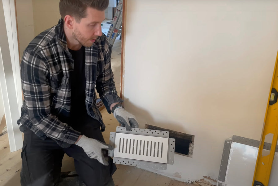 How to Install an Envisivent Removable Air Return Vent into an Existing Vent Opening