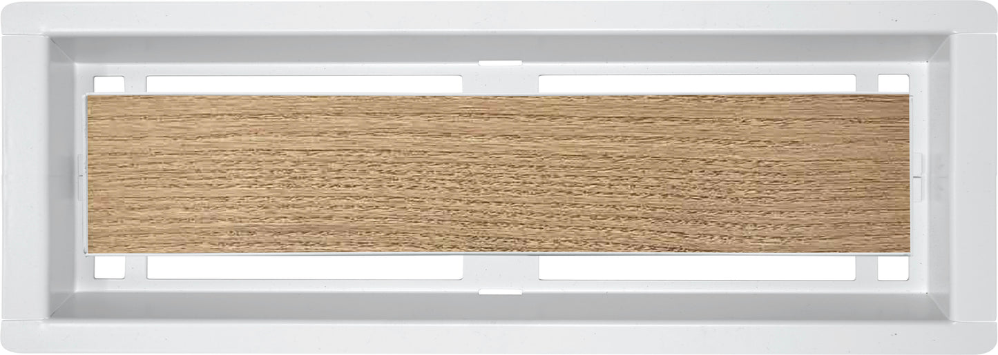 
                  
                    DAVENTE Drop-In Top Flush Mount Floor Vent, 3" x 10" Duct Opening (WHITE)
                  
                