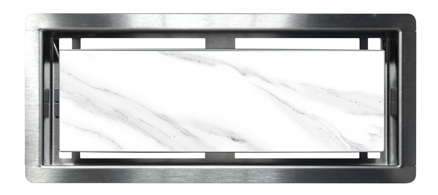 
                  
                    DAVENTE Drop-In Top Flush Mount Floor Vent, 4" x 10" Duct Opening (STAINLESS STEEL)
                  
                