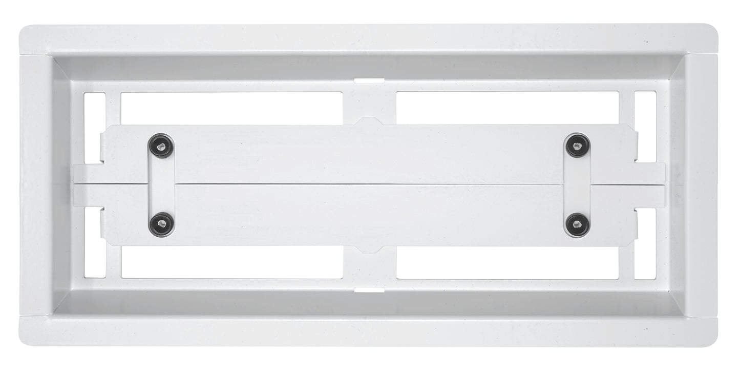 
                  
                    Davente DROP-IN FLUSH MOUNT Floor Vent - 4” x 10” Duct Opening (WHITE)
                  
                