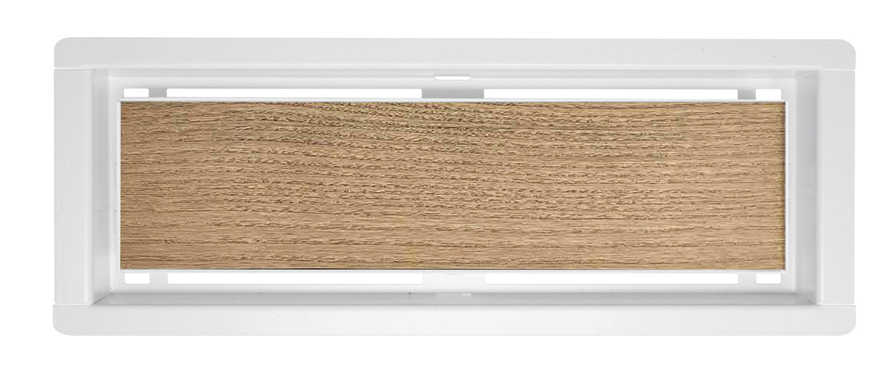 
                  
                    Davente DROP-IN FLUSH MOUNT Floor Vent - 4” x 12” Duct Opening (WHITE)
                  
                