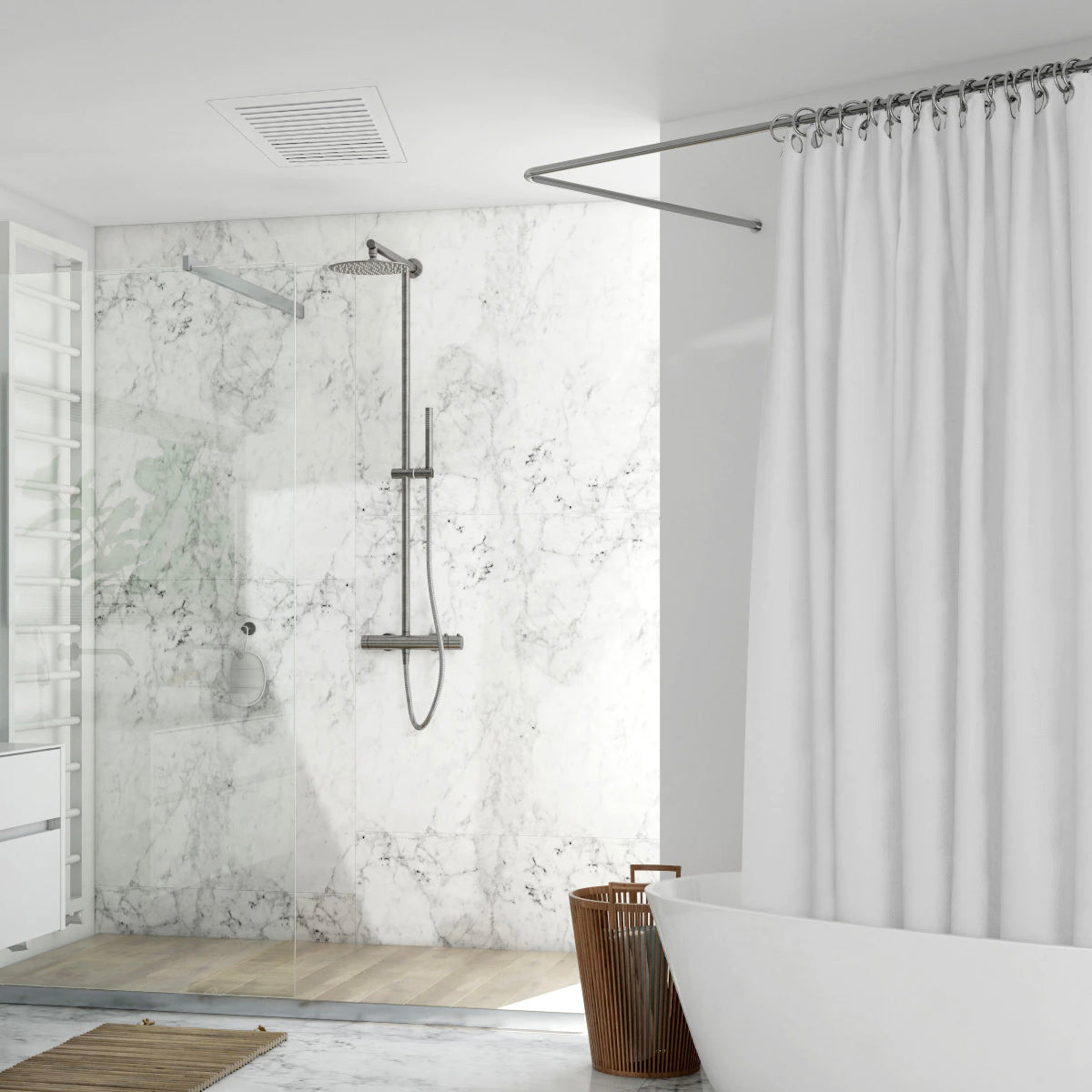 Envisivent Magnetic Bathroom Exhaust Fan Cover, 12” x 12”