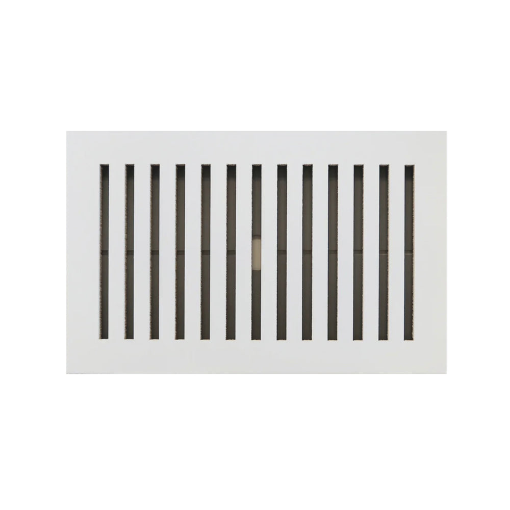 Replacement Vent Inserts, No Frame: Envisivent Removable Flush Mount Air Supply, 10” x 6” (Duct Opening)/Requires 11