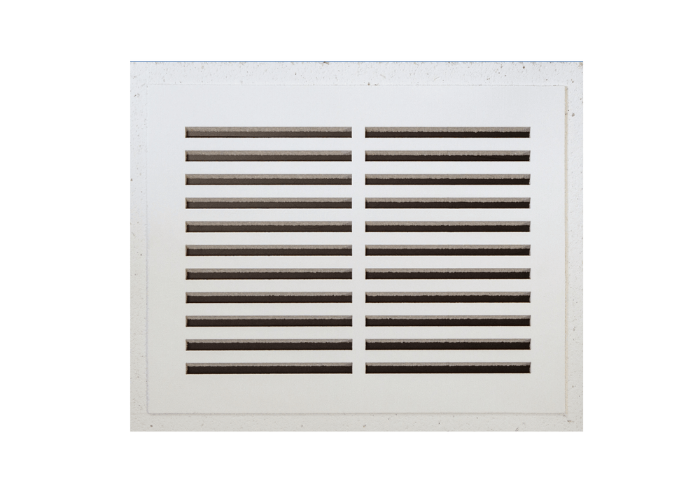 Envisivent Permanent Flush Mount Air Return, 14” x 8” (Duct Opening)/Requires 16" x 11" Drywall Opening