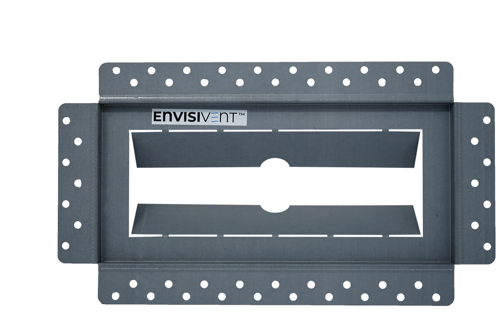 
                  
                    Envisivent Removable Flush Mount Ceiling/Wall Air Supply, 10” x 4” (Duct Opening)/Requires 11" x 5" Drywall Opening
                  
                