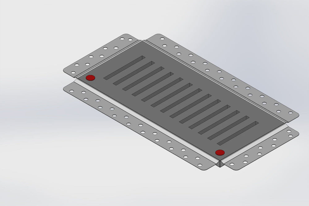
                  
                    Load and play video in Gallery viewer, Envisivent Removable Flush Mount Air Supply, 10” x 4” (Duct Opening)/Requires 11&amp;quot; x 5&amp;quot; Drywall Opening
                  
                